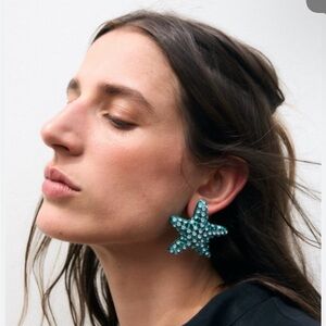 IN SEARCH OF ORIGINAL AUTHENTIC ZARA BLUE STARFISH EARRINGS